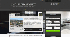 Desktop Screenshot of calgarycityproperty.com